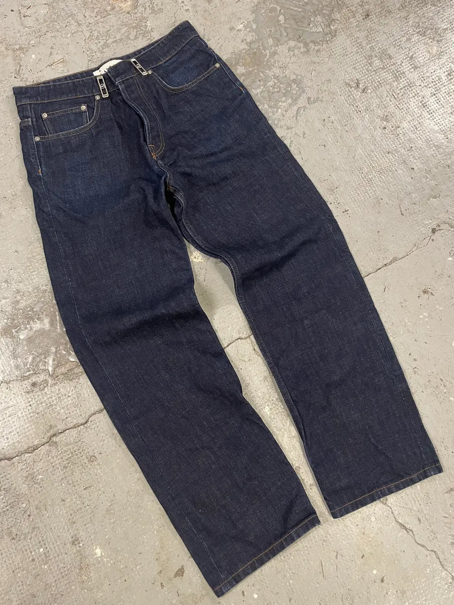 Lanvin Brut Denim Straight Jeans SswLyUb 5