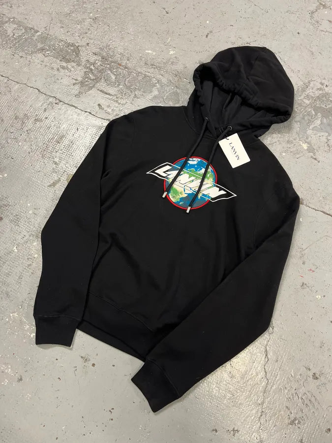 Lanvin World Black Hoodie PWKDKiw 3