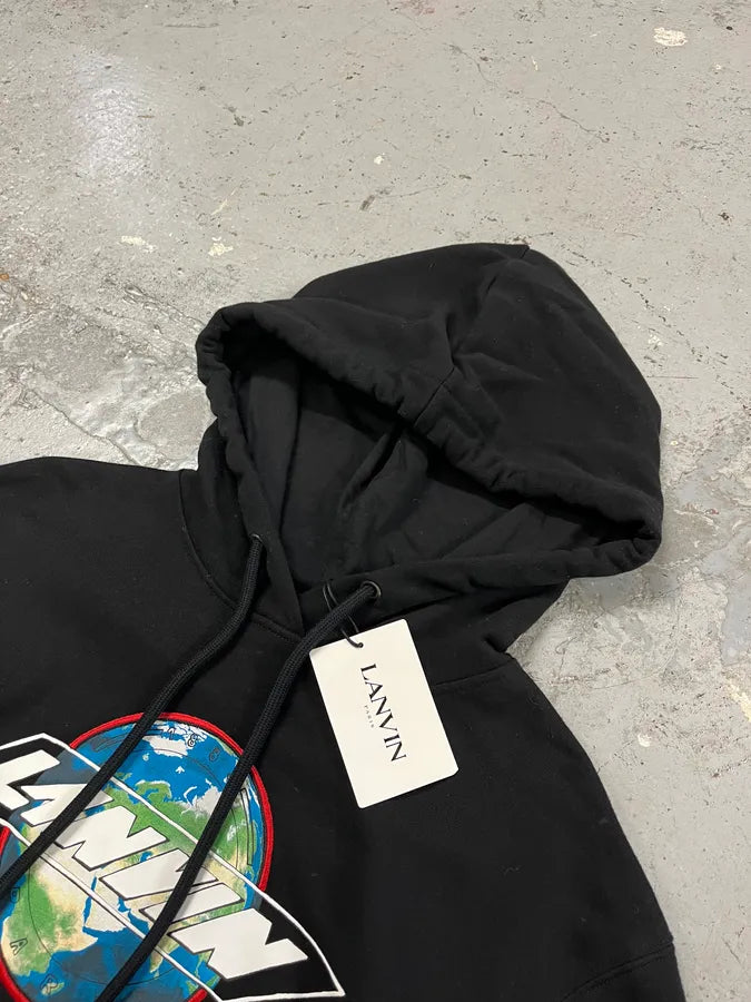 Lanvin World Black Hoodie PWKDKiw 4
