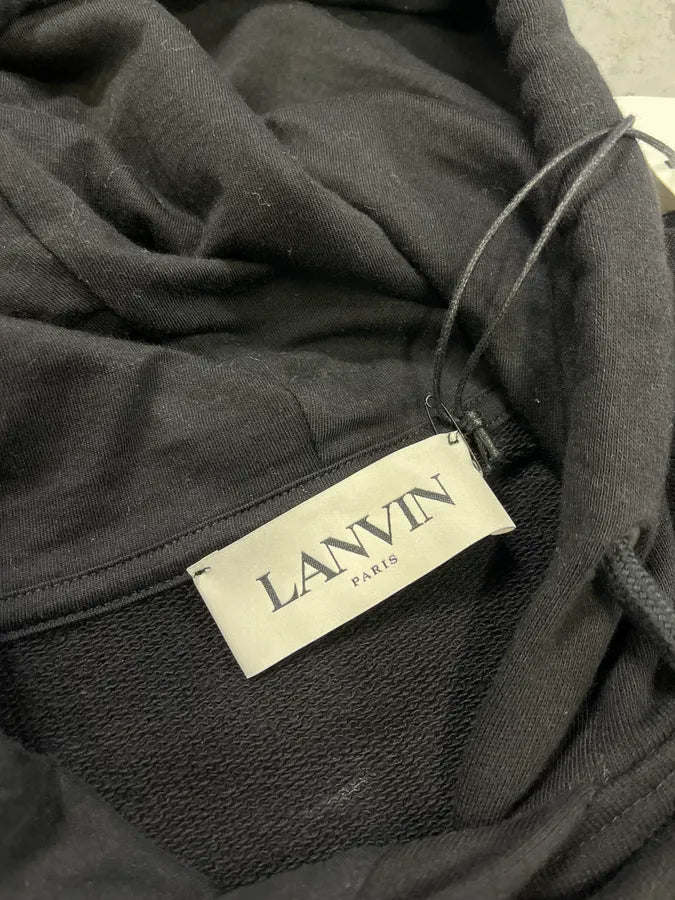 Lanvin World Black Hoodie PWKDKiw 7