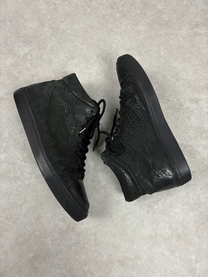 The Last Conspiracy Horse Hide High Top Black Sneakers Iomomsp 5