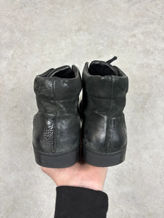 The Last Conspiracy Horse Hide High Top Black Sneakers Iomomsp 6