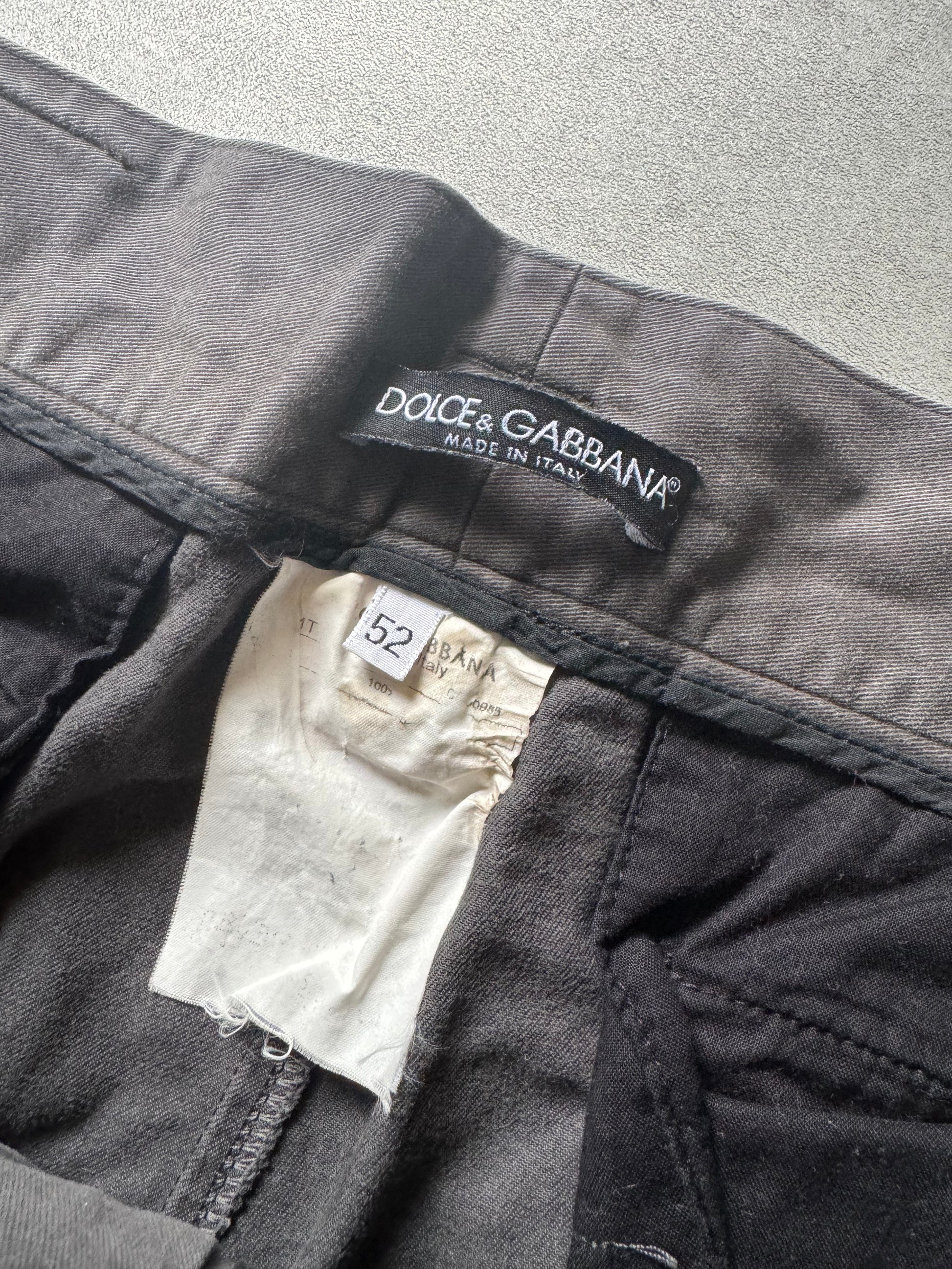 AW2003 Dolce & Gabbana Faded Cargo Relaxed Pants (L) - 8