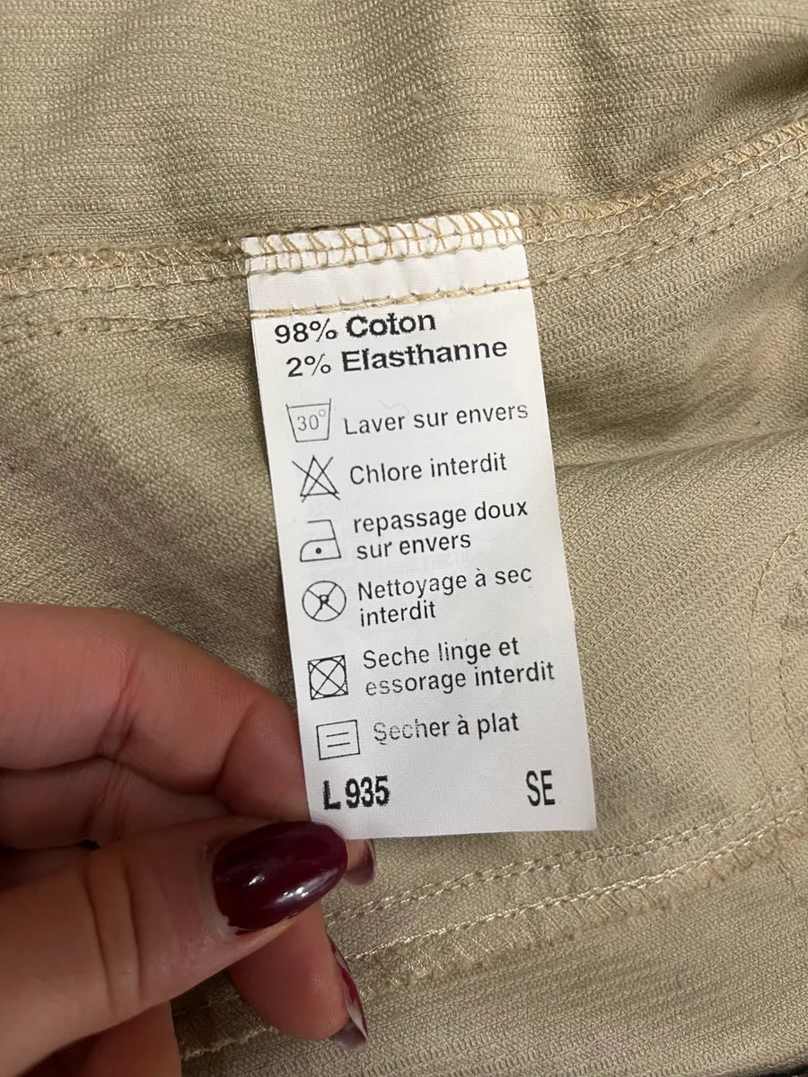 Lea Kanth Snakeskin Effect Beige Jacket orhapad 9