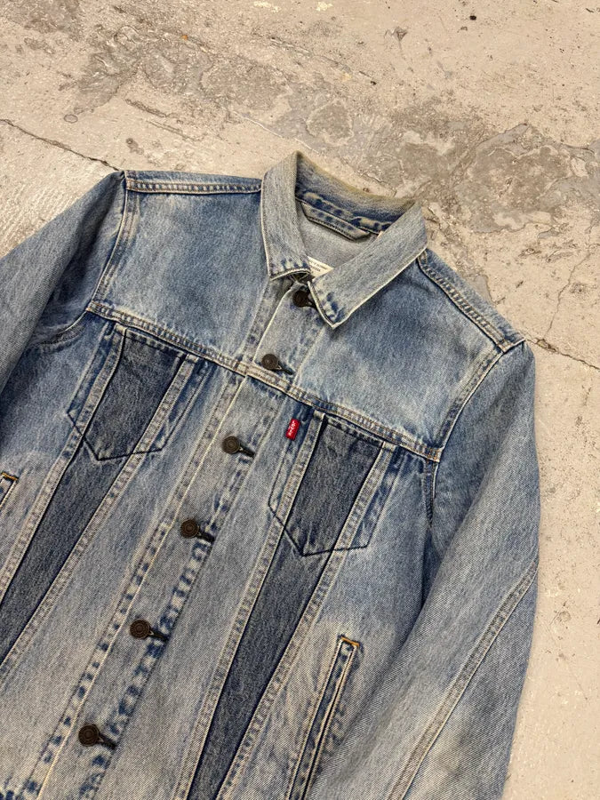Levi’s Altered Brut Buttoned Denim Trucker Jacket PendHMt 3