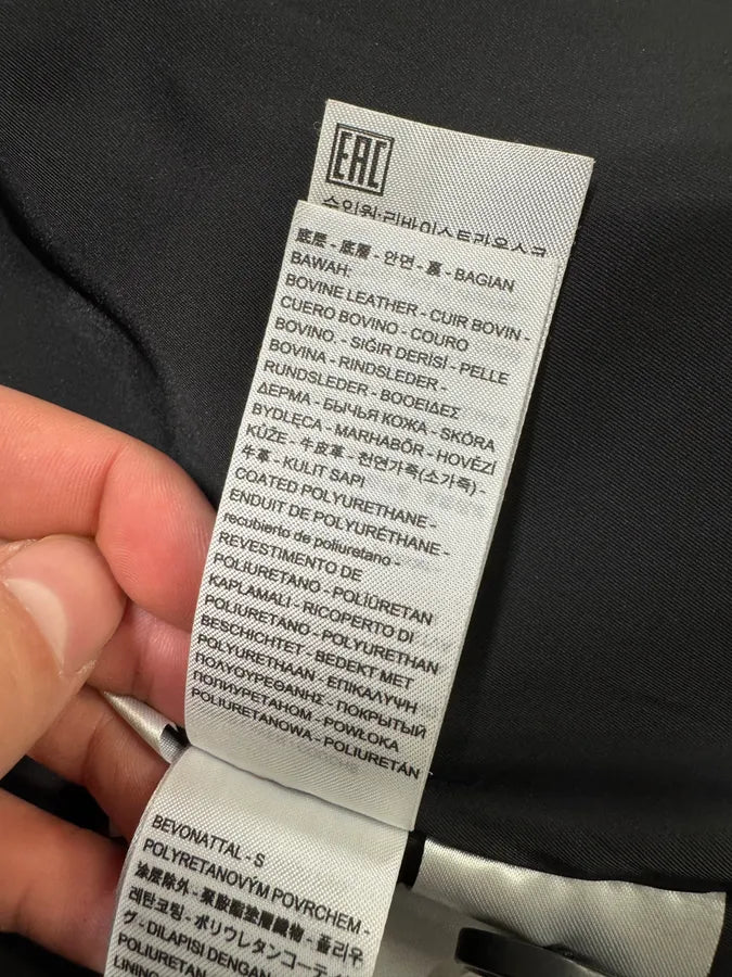 Levi’s Black Bovine Leather Shirt (S) SLiWZIL 8