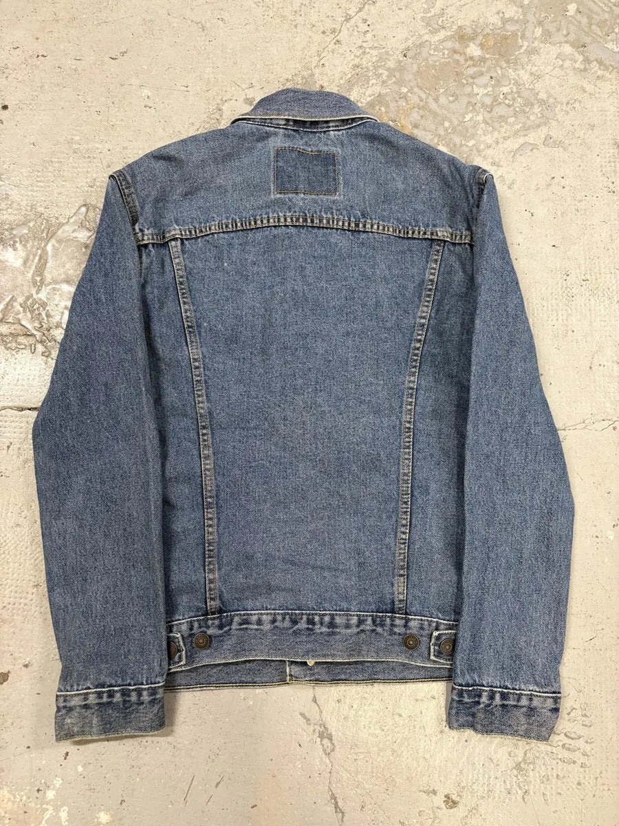 Levi’s Blue Brut Buttoned Denim Trucker Jacket CAjSdtv 1