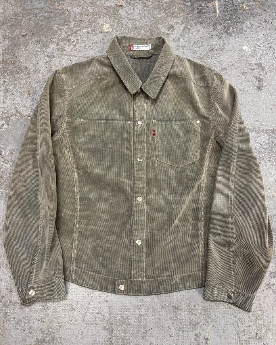 Levi’s Engineered Grey Denim Structured Jacket (L/XL) 0