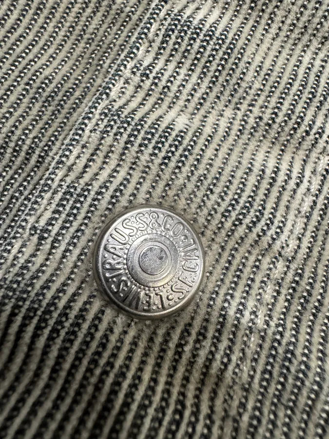 Levi’s Engineered Grey Denim Structured Jacket (L/XL) 5