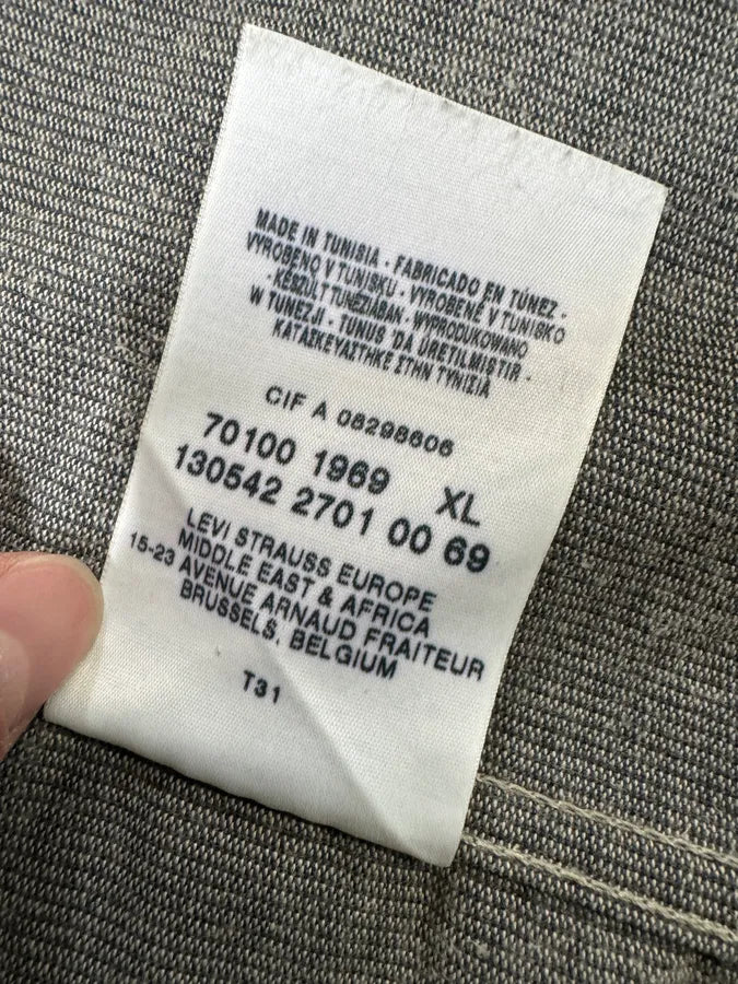Levi’s Engineered Grey Denim Structured Jacket (L/XL) 9
