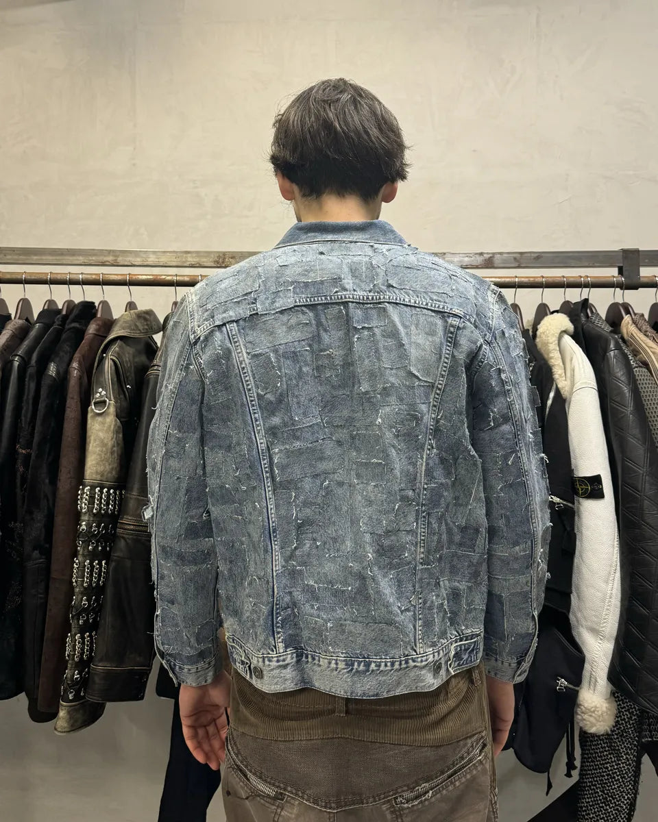 Levis Made & Crafted Unique Denim Patchwork Jacket (M) 3