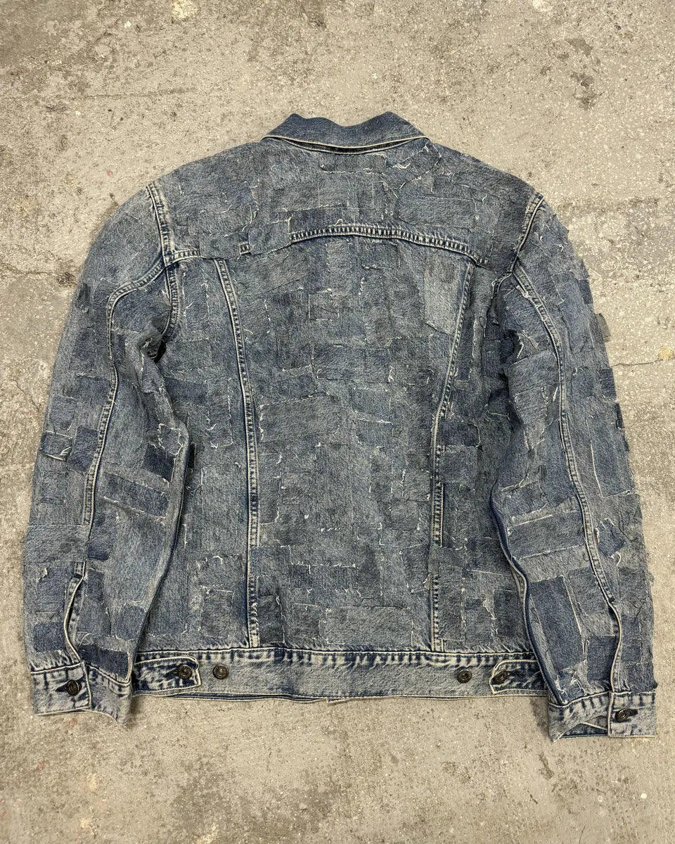 Levis Made & Crafted Unique Denim Patchwork Jacket (M) 6