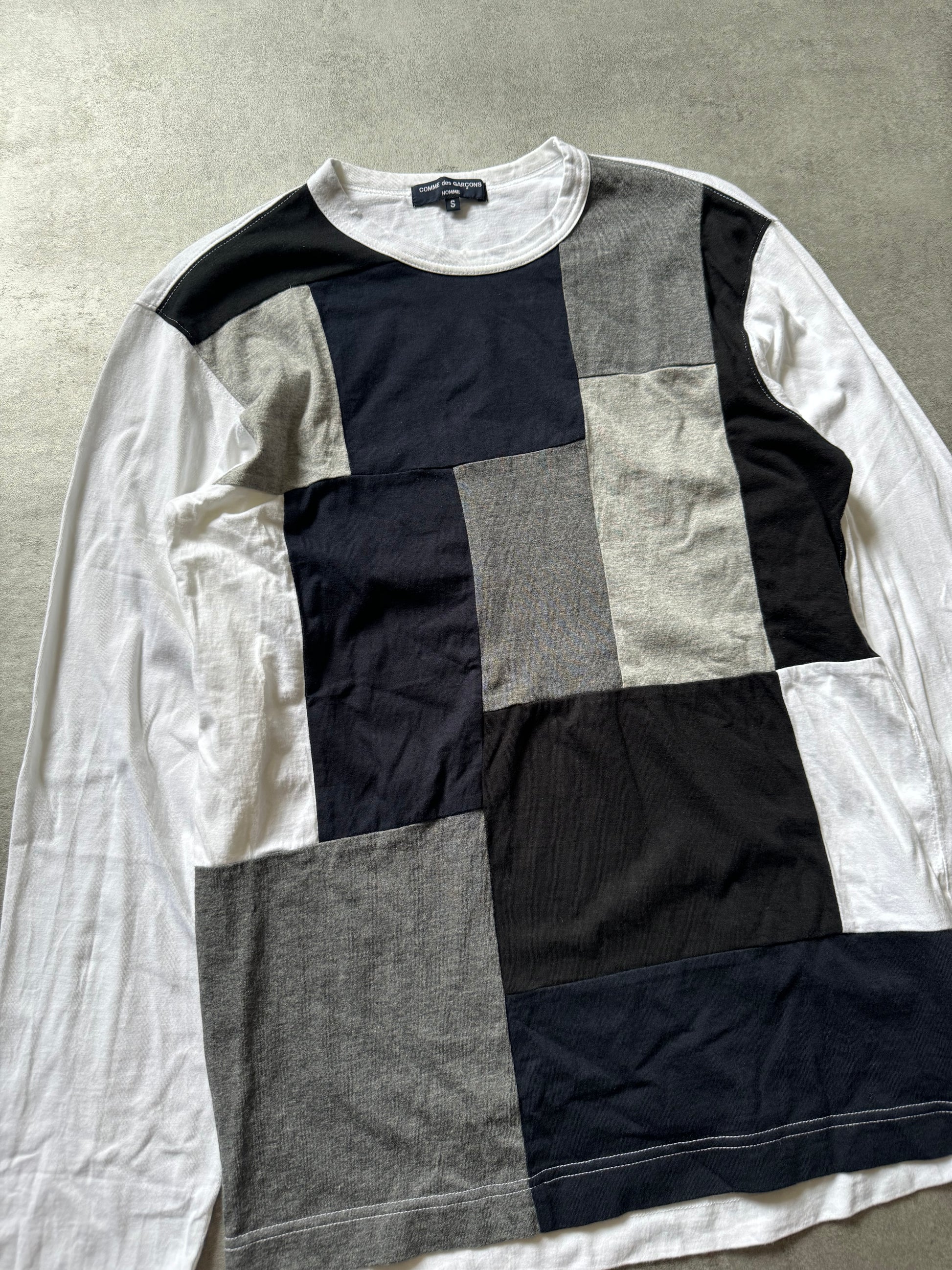 SS2009 Comme des Garçons Homme Patchwork Longsleeves (S) - 3