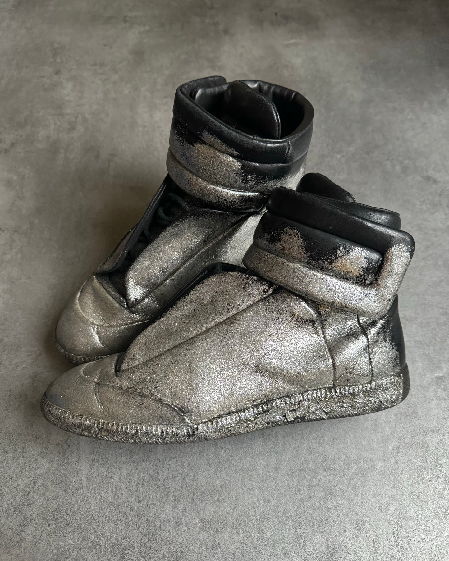 Maison Margiela Future High Silver Glitter  (43) - 7