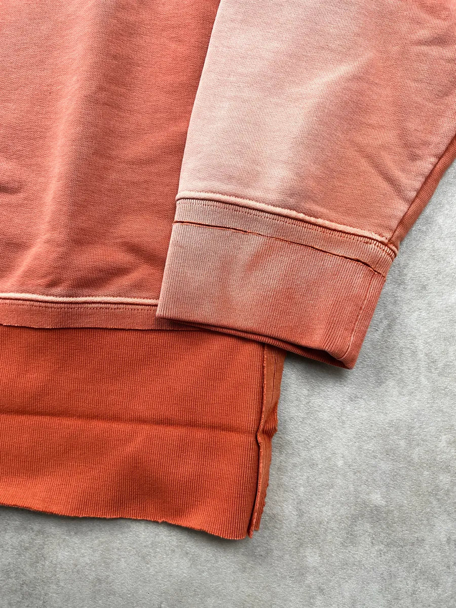 SS2022 Maison Margiela Terracotta Abstract Layered Hem Sweater lneJKiwJ 8