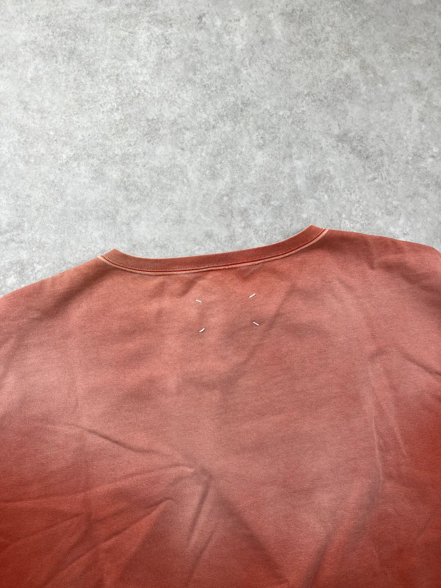 SS2022 Maison Margiela Terracotta Abstract Layered Hem Sweater lneJKiwJ 5