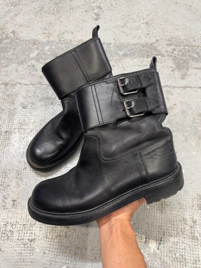 Loewe Black Ankle Leather Boots yNuQaSQ 2
