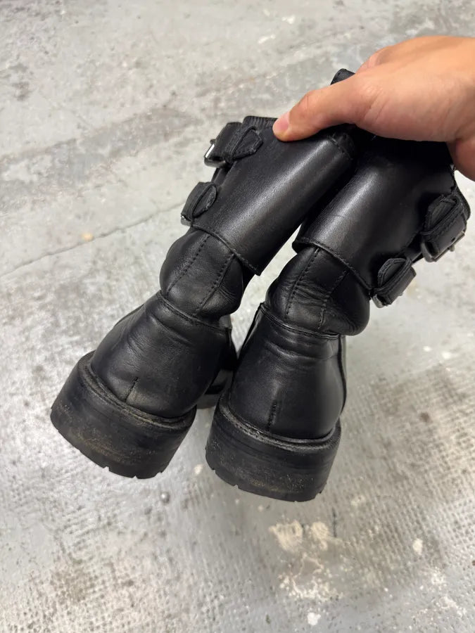 Loewe Black Ankle Leather Boots yNuQaSQ 4
