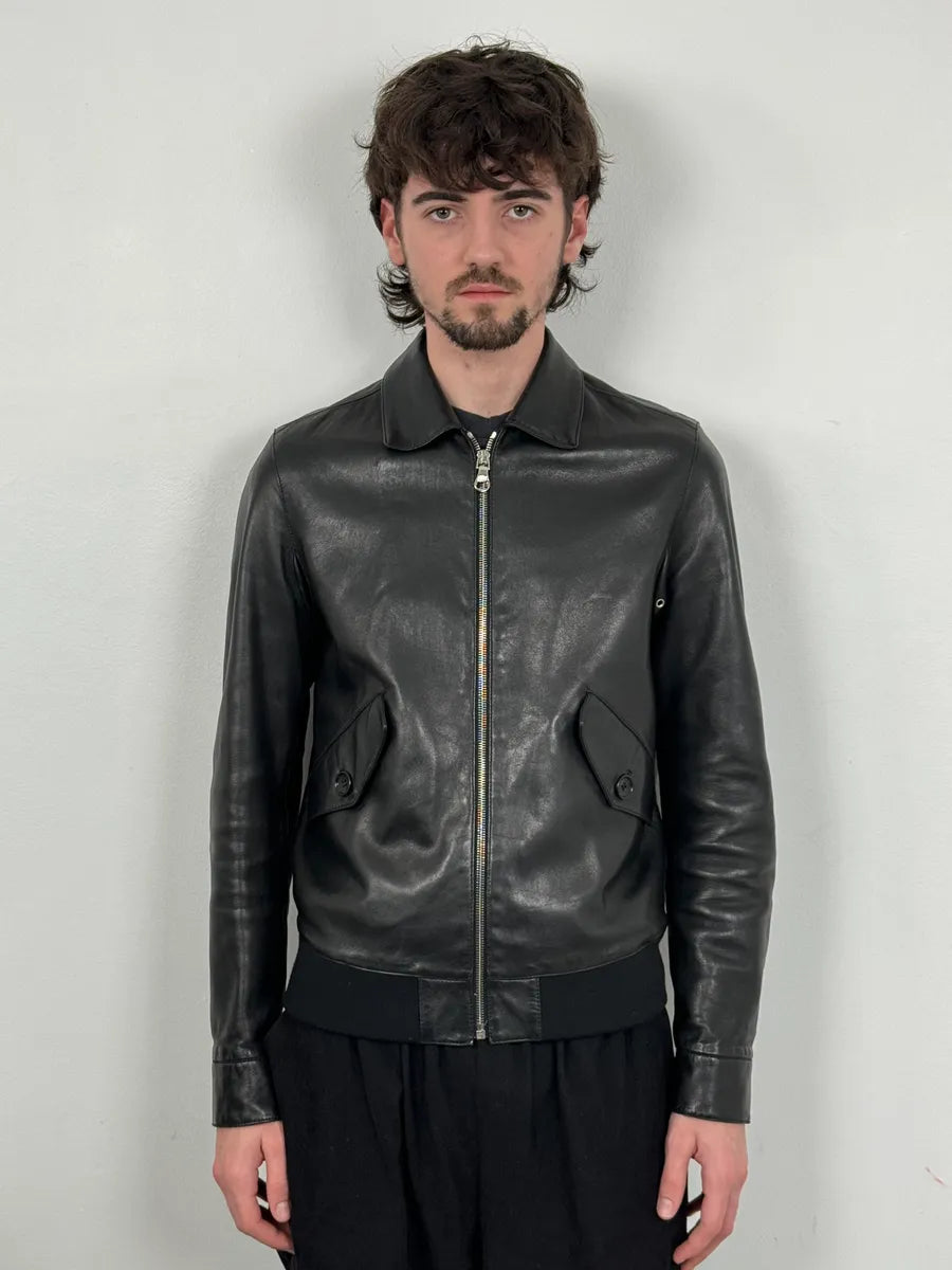 Loewe Black Premium Leather Classy Jacket fuWHyCM 1