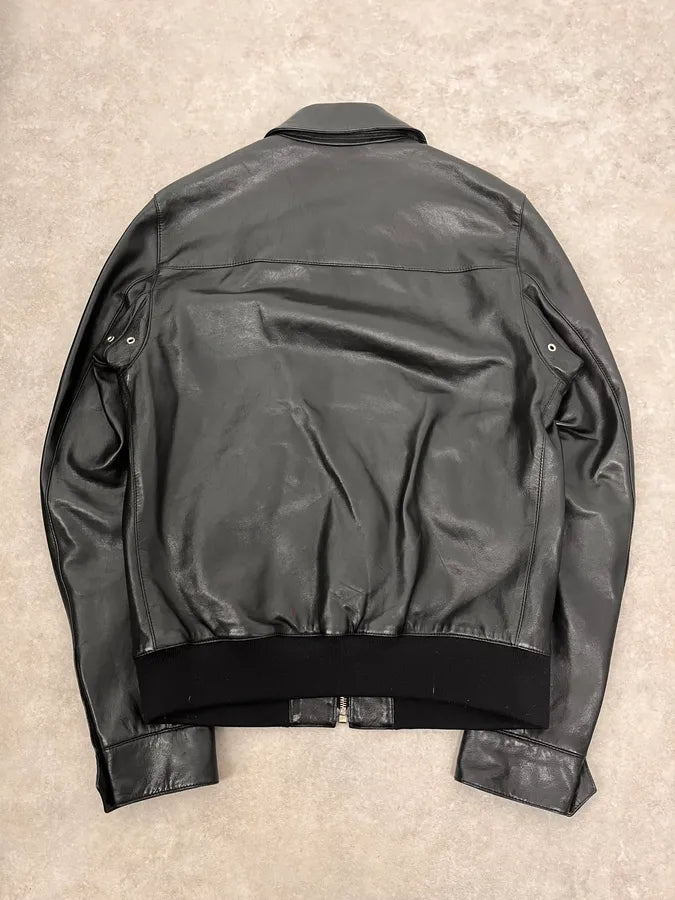 Loewe Black Premium Leather Classy Jacket fuWHyCM 6