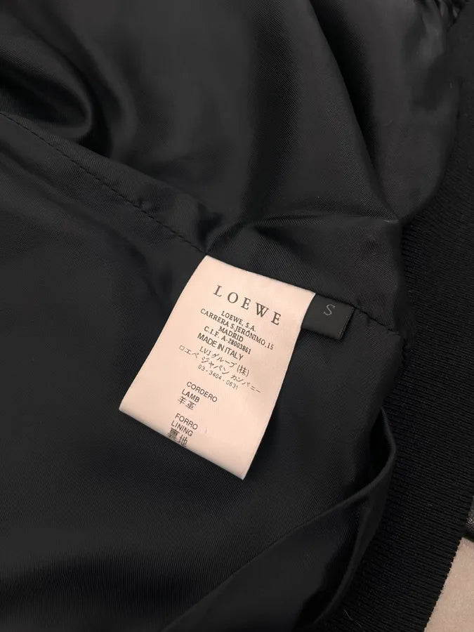 Loewe Black Premium Leather Classy Jacket fuWHyCM 9