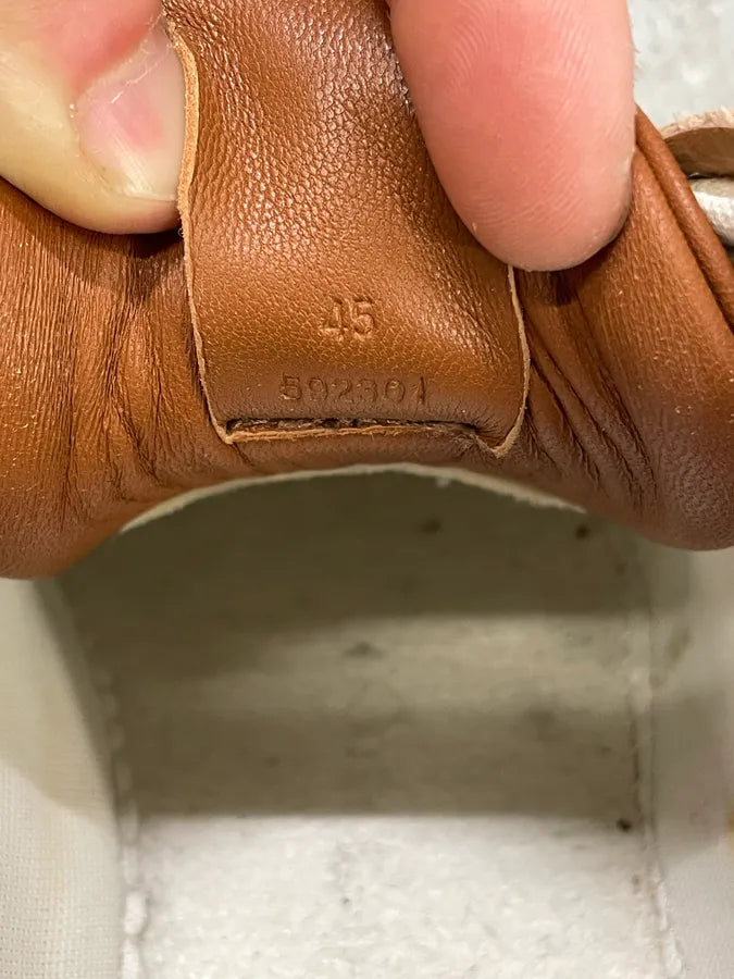 Loewe Brown Deconstructed Faded Leather Shoes CRJWxzw 9