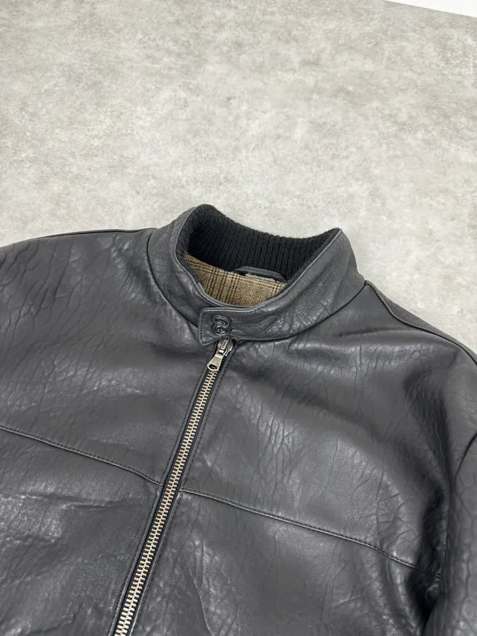 Loro Piana Black Premium Grained Leather Jacket lBqXaRq 4