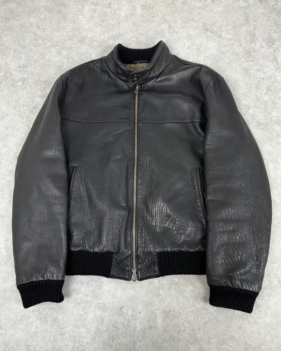 Loro Piana Black Premium Grained Leather Jacket lBqXaRq 0