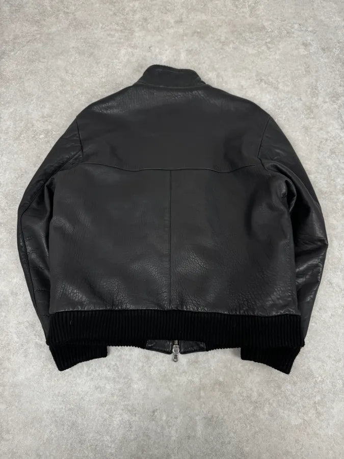 Loro Piana Black Premium Grained Leather Jacket lBqXaRq 3