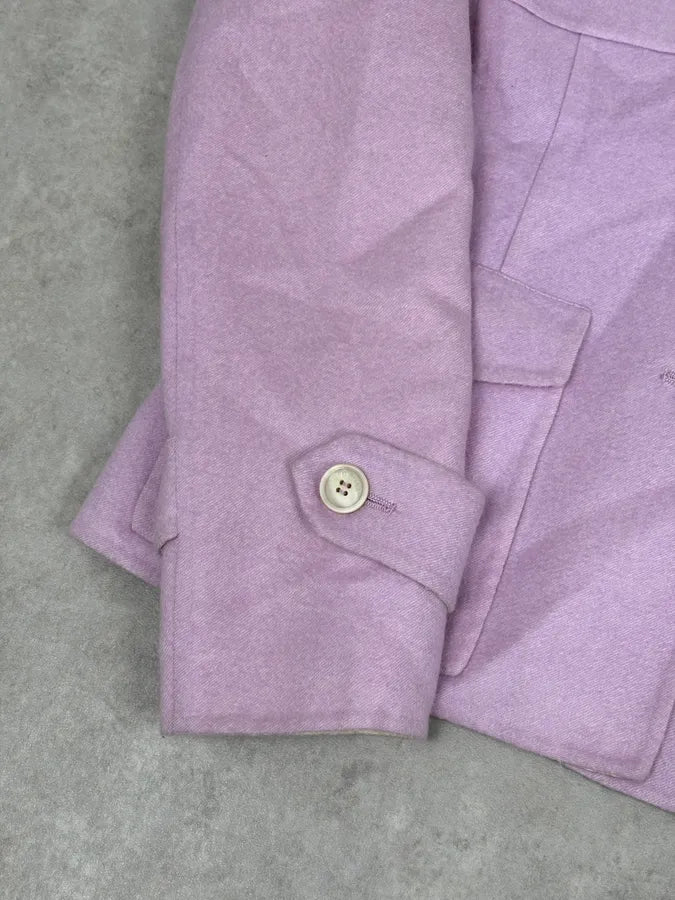 Loro Piana Purple Lila Officer Cashmere Buttoned Jacket PifjMLb 7
