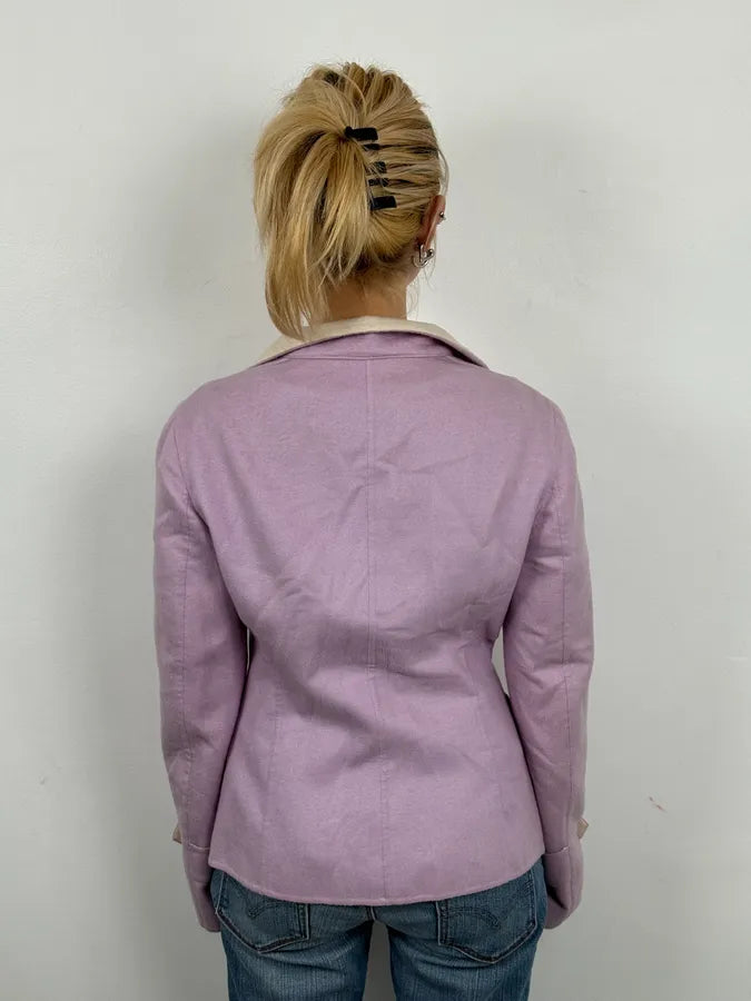 Loro Piana Purple Lila Officer Cashmere Buttoned Jacket PifjMLb 1