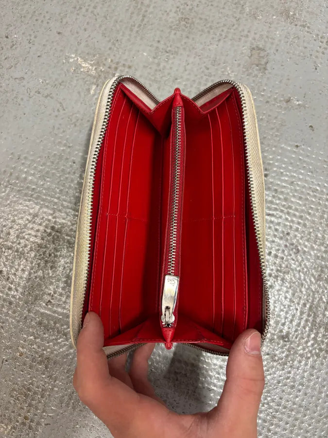 Louboutin Spiked Floral Yellow Leather Wallet (OS) xAlZcIG 5