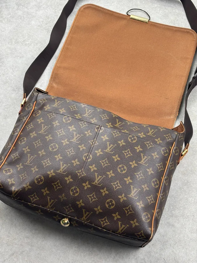 Louis Vuitton Brown Leather Monogram Bag JFccUzz 11