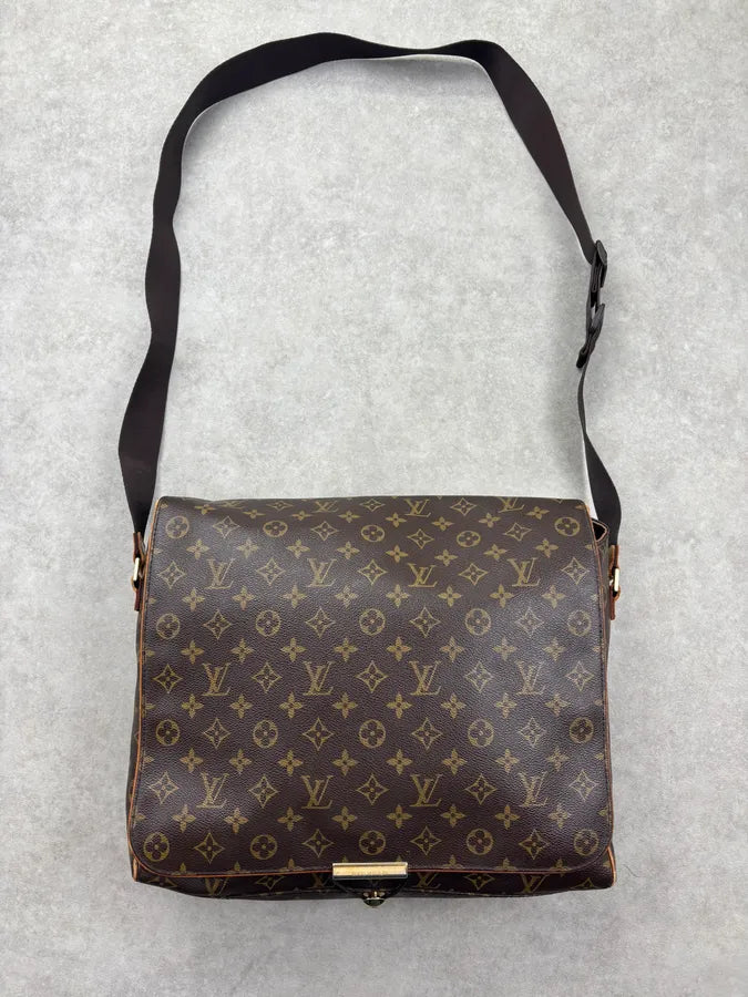 Louis Vuitton Brown Leather Monogram Bag JFccUzz 0