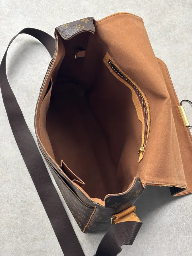 Louis Vuitton Brown Leather Monogram Bag JFccUzz 22