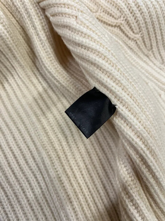 Louis Vuitton 3D Pocket Beige Knitted Zip Sweater (S) 6