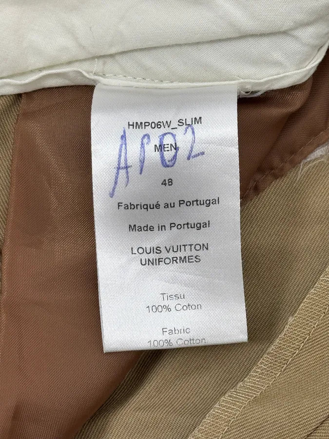 Louis Vuitton Beige Uniform Chino Pants BVUZujo 8