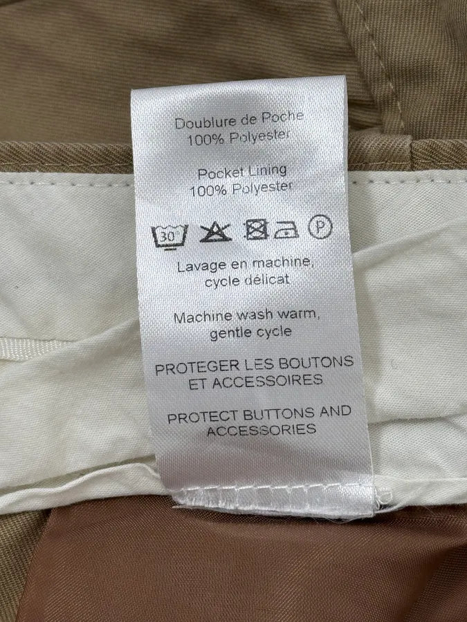 Louis Vuitton Beige Uniform Chino Pants BVUZujo 9