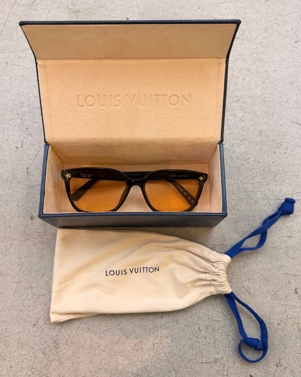 Louis Vuitton Black Acetate Square Sunglasses KeoQzkG 18