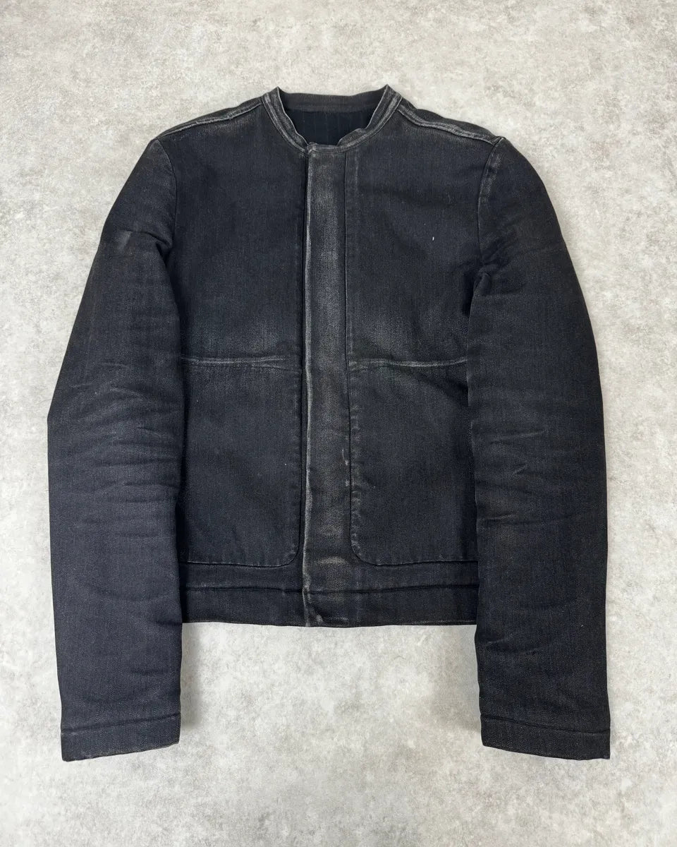 Louis Vuitton Black Biker Obscure Denim Jacket KdmWVsV 0