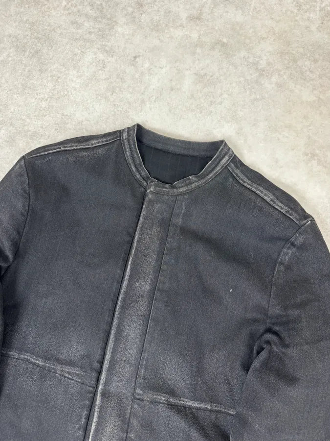 Louis Vuitton Black Biker Obscure Denim Jacket KdmWVsV 4