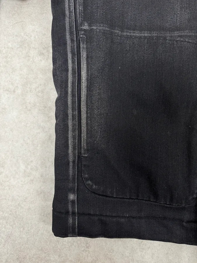 Louis Vuitton Black Biker Obscure Denim Jacket KdmWVsV 7