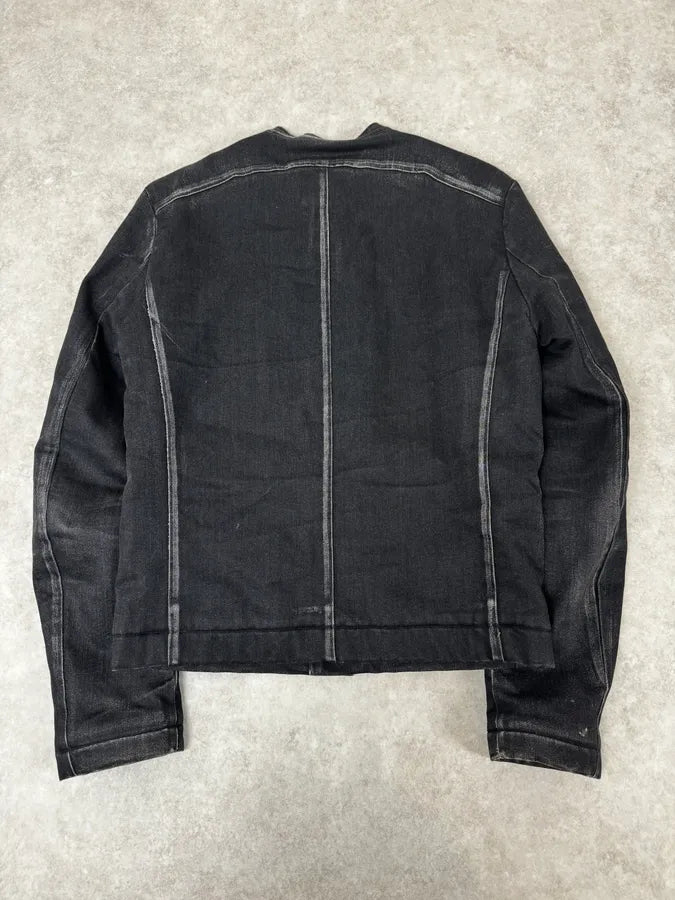 Louis Vuitton Black Biker Obscure Denim Jacket KdmWVsV 3