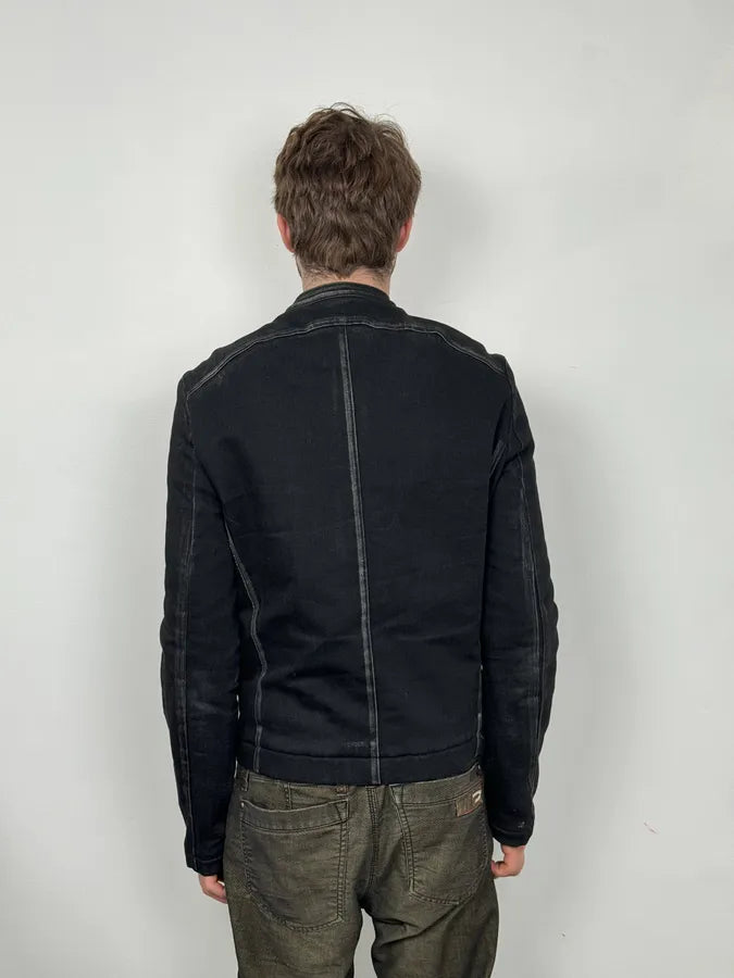 Louis Vuitton Black Biker Obscure Denim Jacket KdmWVsV 2