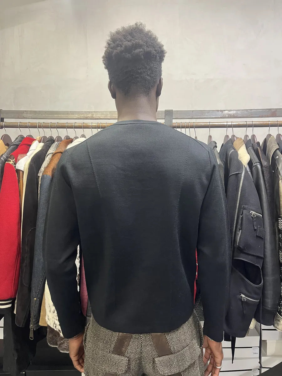 Louis Vuitton Black Buttoned Gilet Cardigan qDChQqq 3