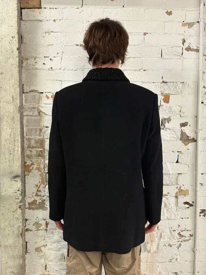 Louis Vuitton Black Classy Duffle Coat TOzUeeA 2