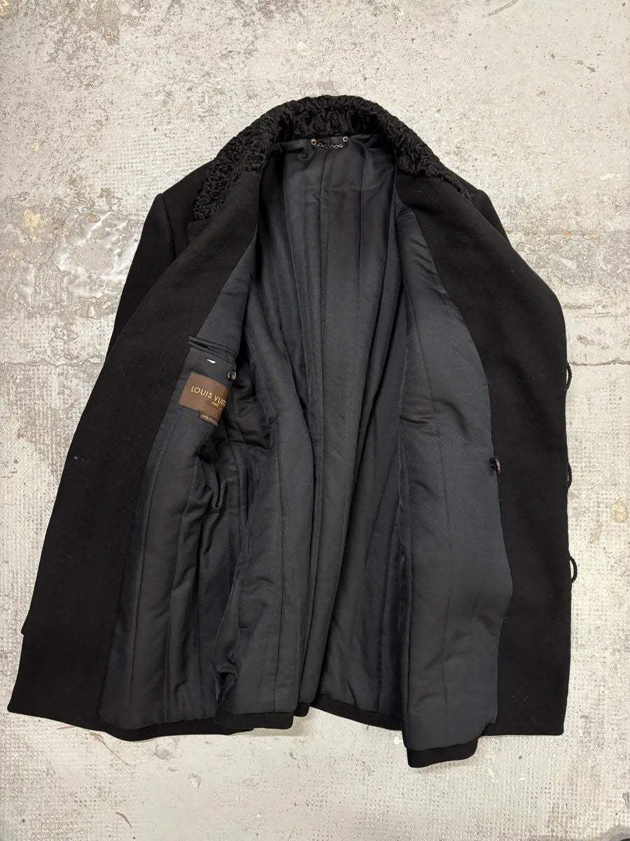 Louis Vuitton Black Classy Duffle Coat TOzUeeA 6