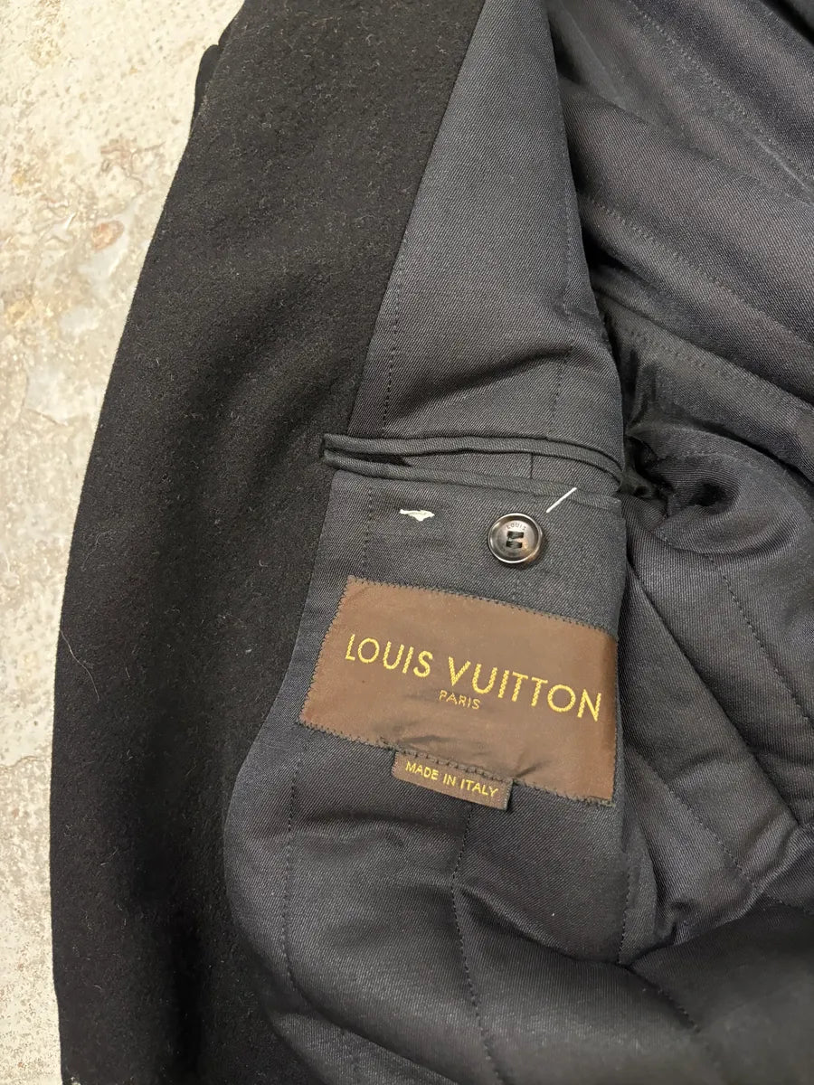 Louis Vuitton Black Classy Duffle Coat TOzUeeA 7