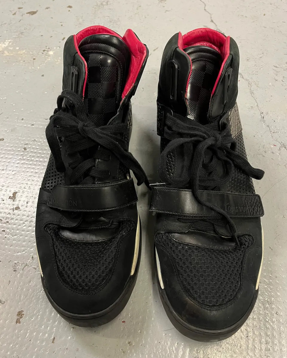 Louis Vuitton Black High Strap Trail Blazer Sneakers  rCESqLg 5