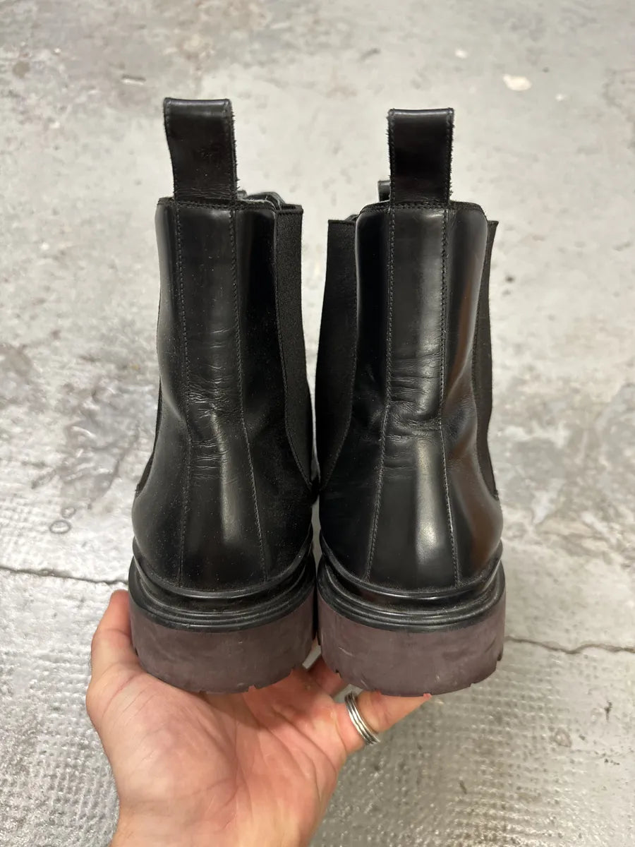 Louis Vuitton Black Leather Ankle Boots mrTCOio 4